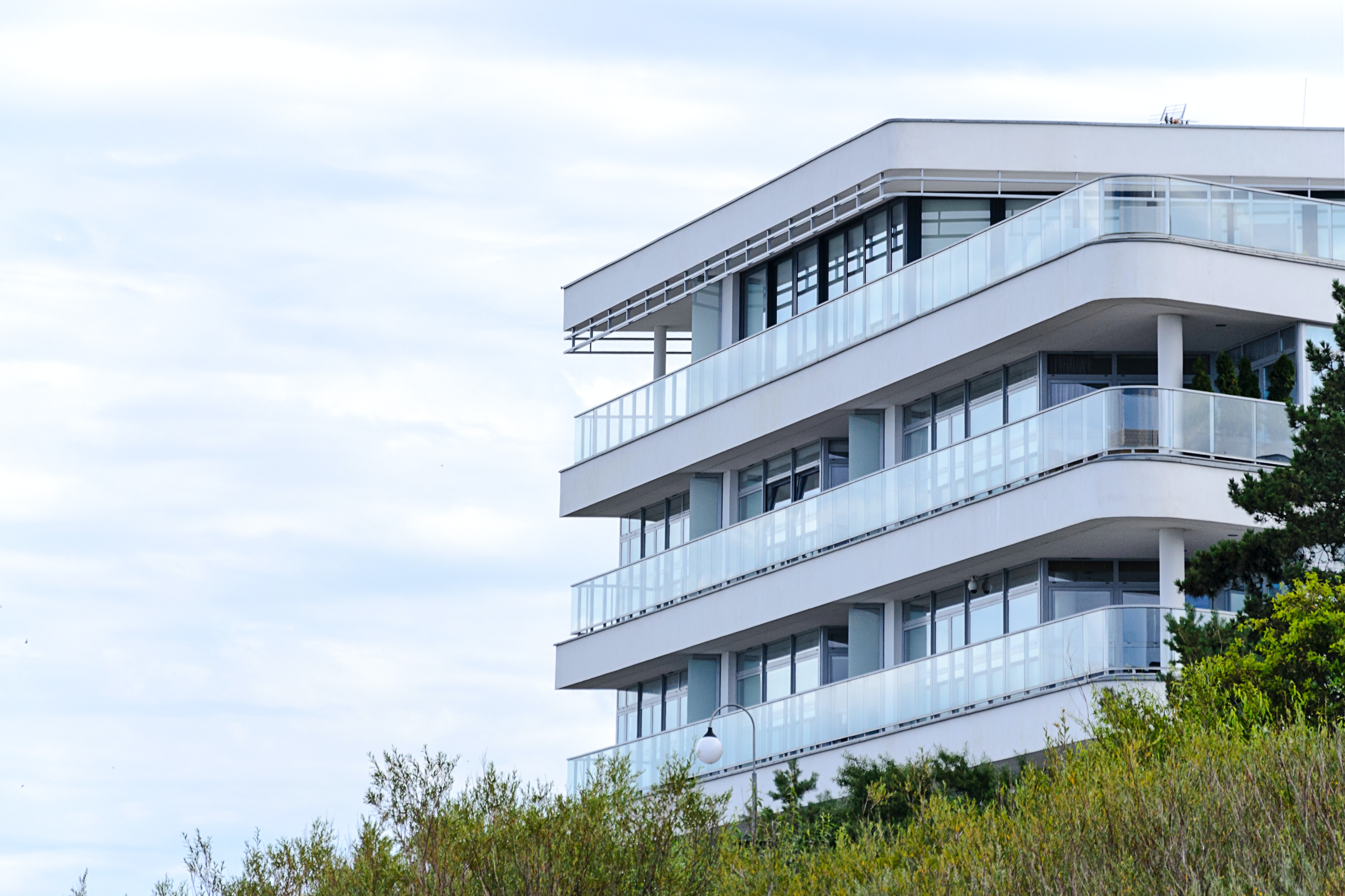 rental property on cliffside